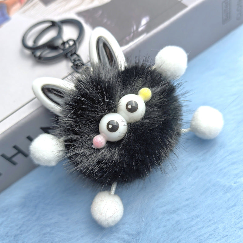 Wholesale 10pcs Ear Elf Plush Cartoon Cute Keychain